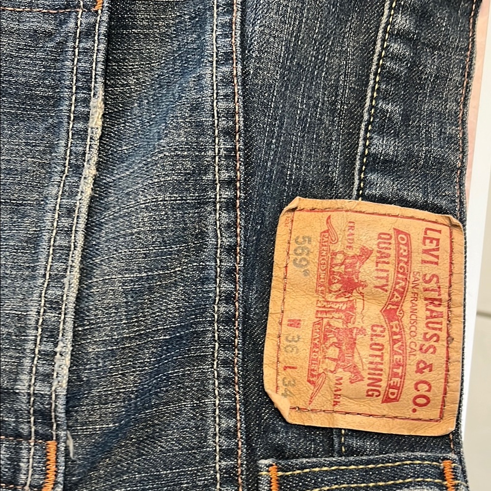 Levi's Men's Dark Blue Straight Jeans
